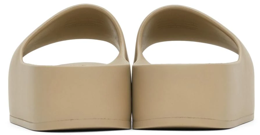 商品Balenciaga|Taupe Chunky Platform Slides,价格¥2719,第4张图片详细描述