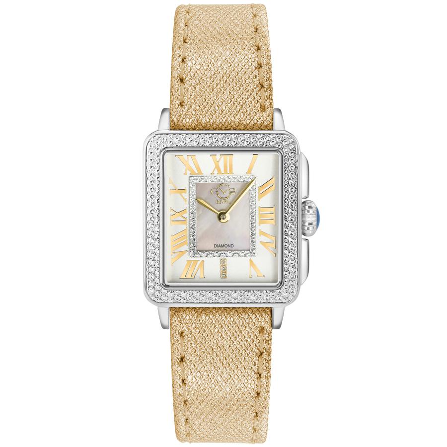 GV2 by Gevril Padova Quartz Diamond White Dial Ladies Watch 12304商品第1张图片规格展示