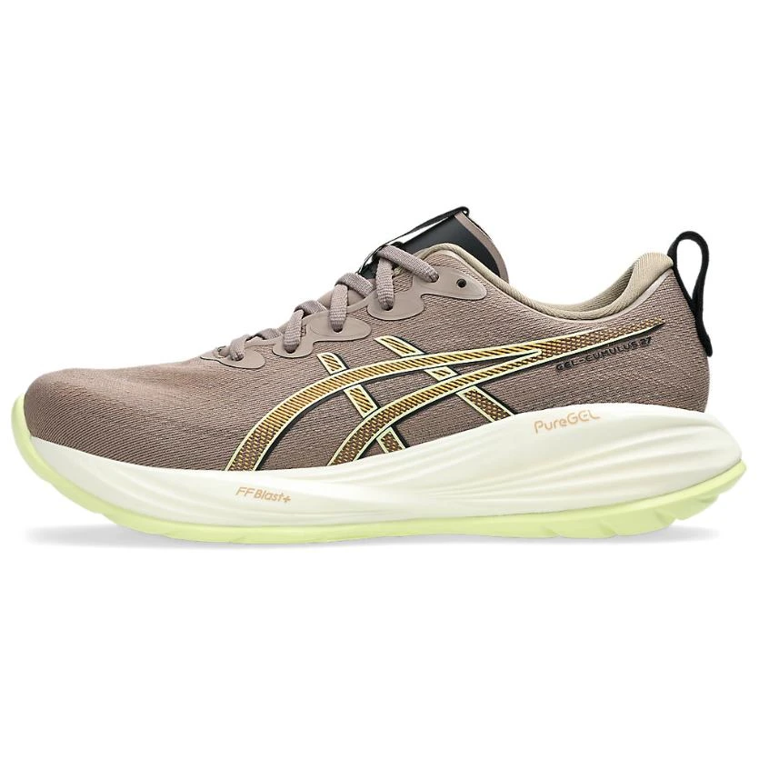 商品[国内直发] Asics|Gel-Cumulus 27 舒适百搭减震防滑 低帮跑步鞋 男款 灰褐色,价格¥764,第1张图片