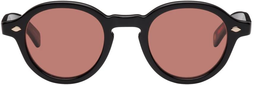 商品GARRETT LEIGHT|Black Flipper Sunglasses,价格¥2114,第1张图片