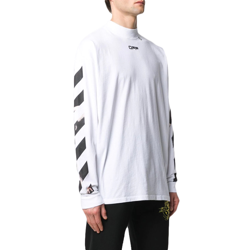 OFF WHITE 男士白色字母logo'图案卫衣 OMAB032S20185004-0188商品第4张图片规格展示