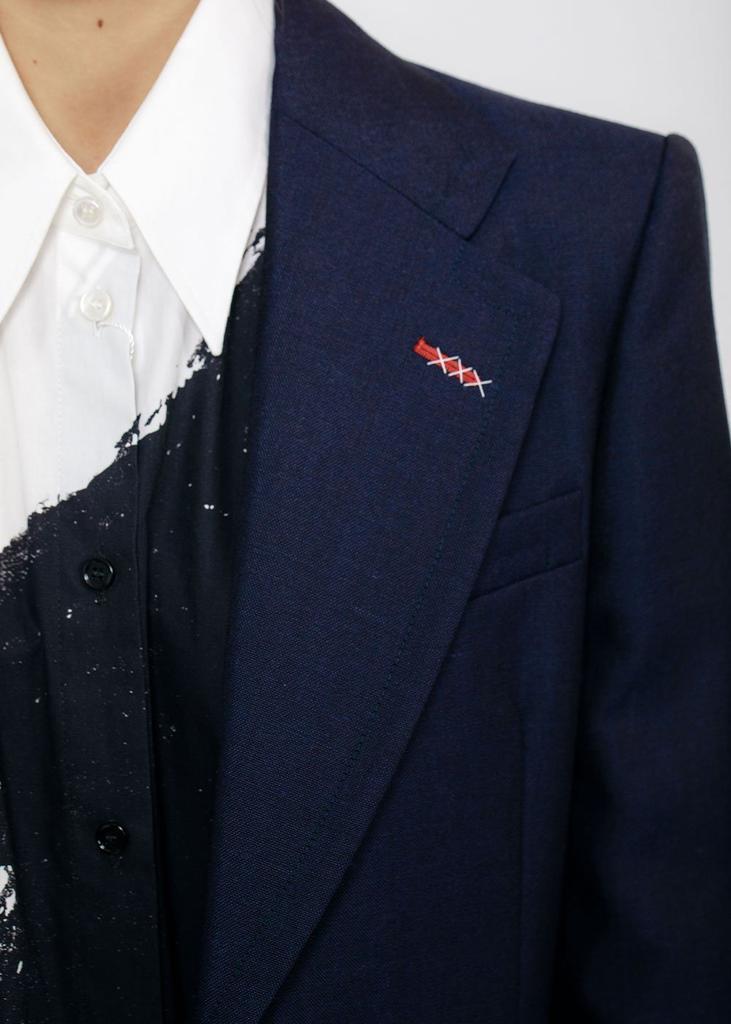 商品MAISON MARGIELA|Maison Margiela Wool Canvas Blazer,价格¥8438,第5张图片详细描述