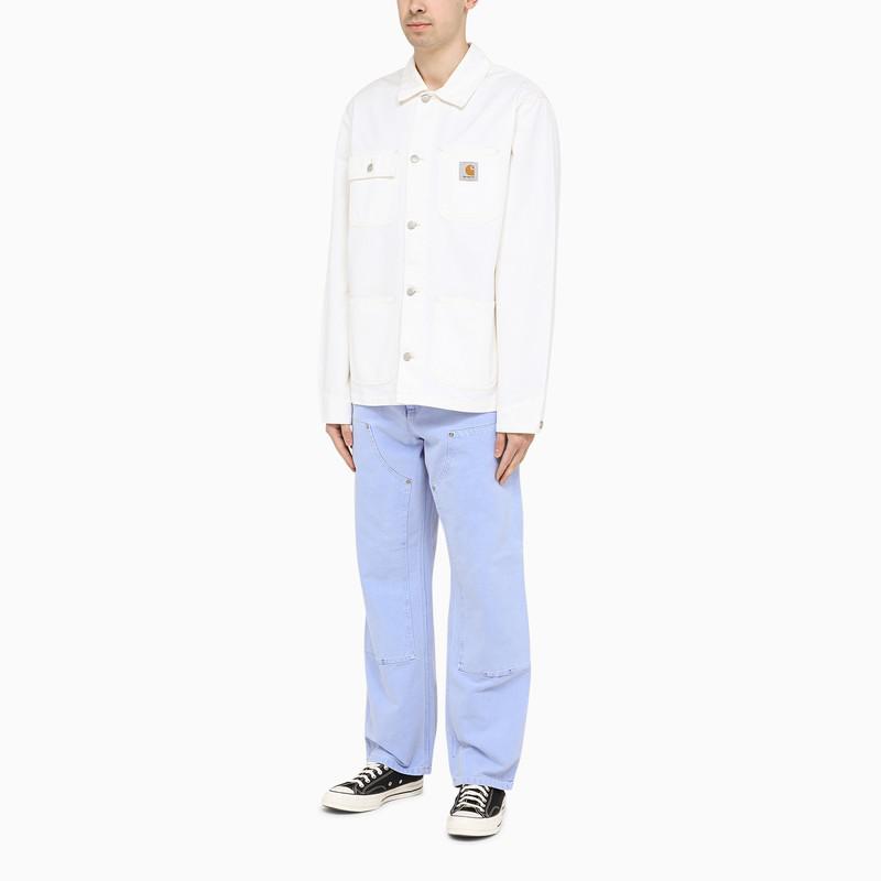 White shirt jacket with logo patch商品第2张图片规格展示