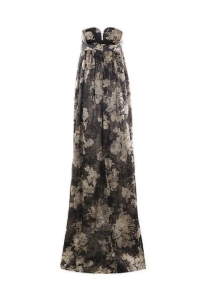 商品Max Mara|Max Mara Floral Printed Strapless Dress,价格¥14976,第2张图片详细描述