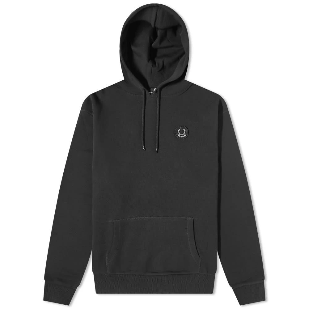 商品Fred Perry|Fred Perry x Raf Simons Patch Popover Hoodie,价格¥856,第1张图片