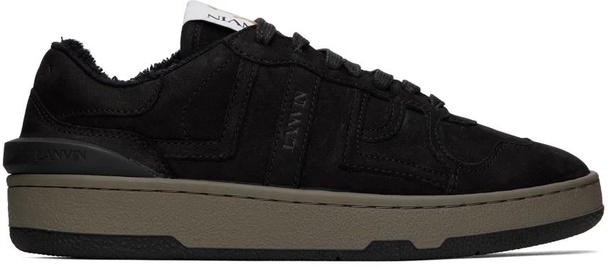 商品Lanvin|Black 'The Clay' Sneakers,价格¥2394,第1张图片