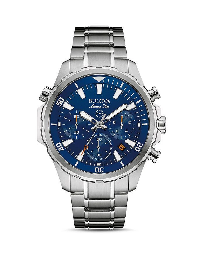 商品Bulova|Marine Start Watch, 43mm,价格¥2947,第1张图片详细描述