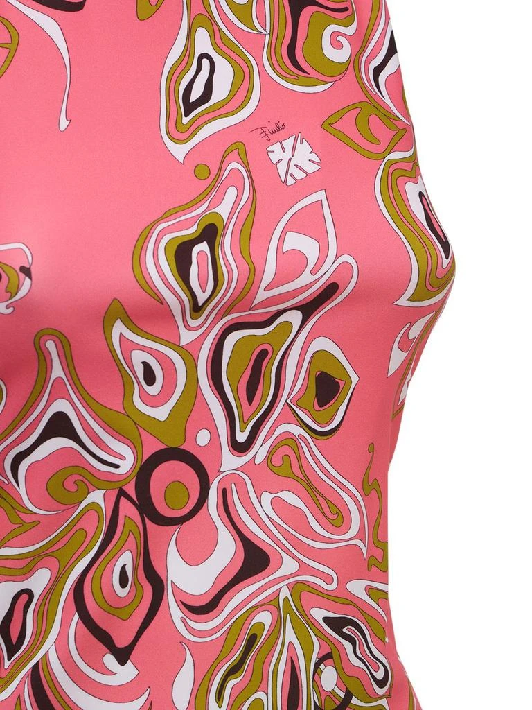 商品EMILIO PUCCI|Lycra Jersey Printed Top,价格¥873,第3张图片详细描述