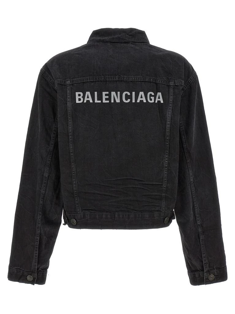 商品Balenciaga|Balenciaga Slim Fit Denim Jacket,价格¥8461,第2张图片详细描述