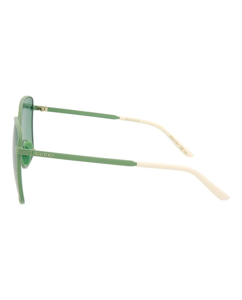 商品Gucci|Square-Frame Metal Sunglasses,价格¥1109,第3张图片详细描述