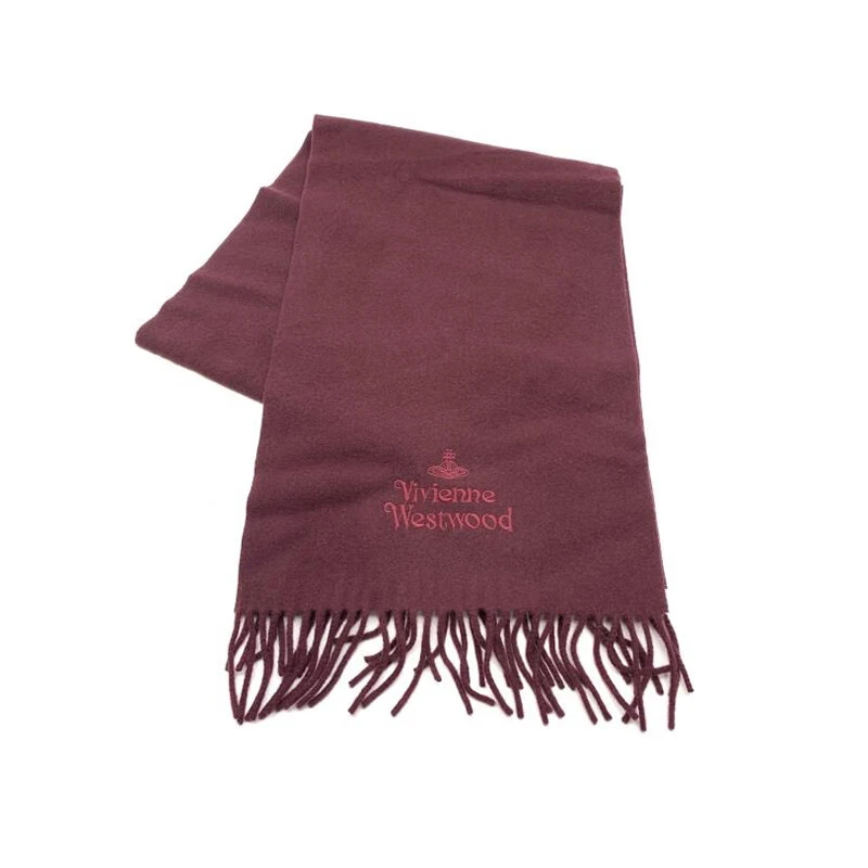 商品Vivienne Westwood|【现货】西太后 女士酒红色羊毛围巾披肩 8050889271215,价格¥842,第1张图片