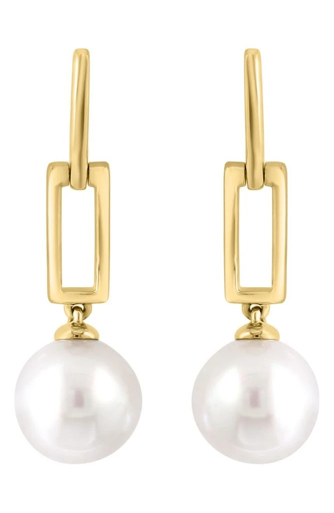 商品Effy|14K Yellow Gold Freshwater Pearl Drop Earrings,价格¥3131,第1张图片