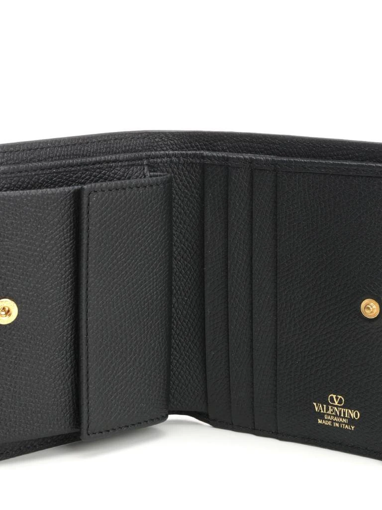 商品Valentino|V Logo Small Leather Goods Black,价格¥2311,第4张图片详细描述