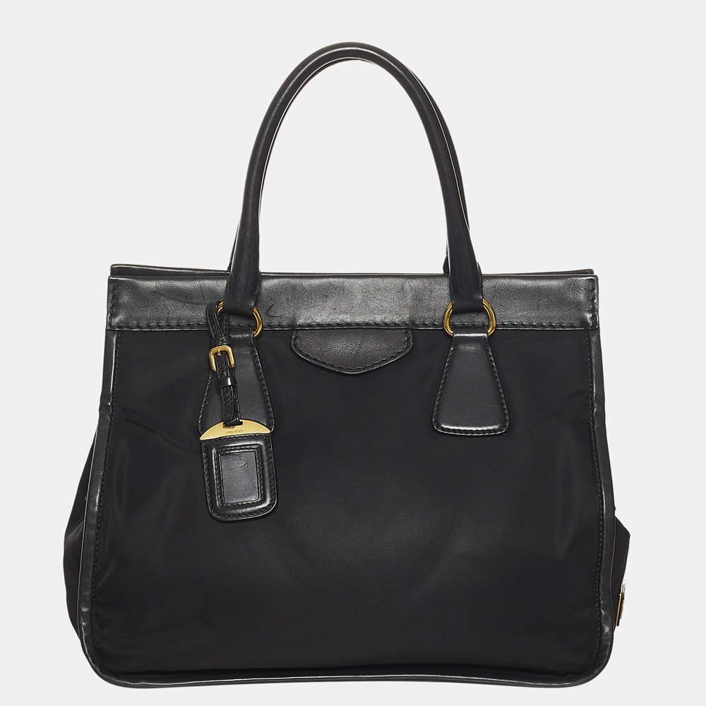 Prada Black Tessuto Shoulder Bag商品第1张图片规格展示