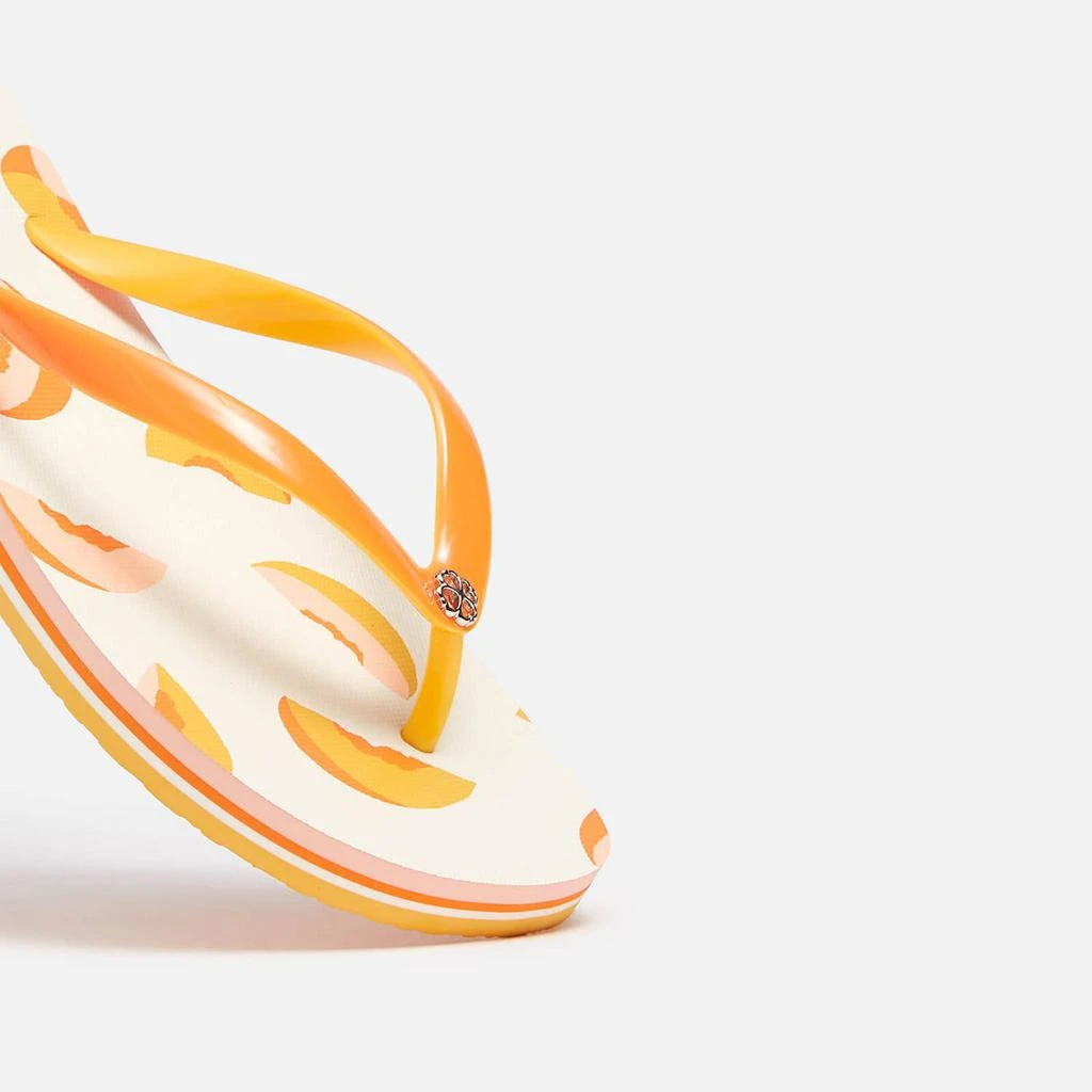 商品Kate Spade|Kate Spade New York Women's Flyaway Flip Flops - Peaches Print,价格¥120,第4张图片详细描述