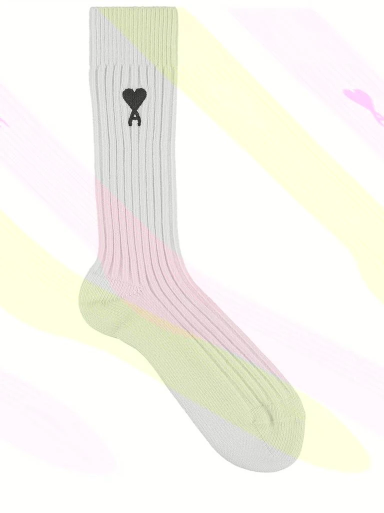 商品AMI|Pack Of 3 Logo Socks,价格¥1019,第2张图片详细描述