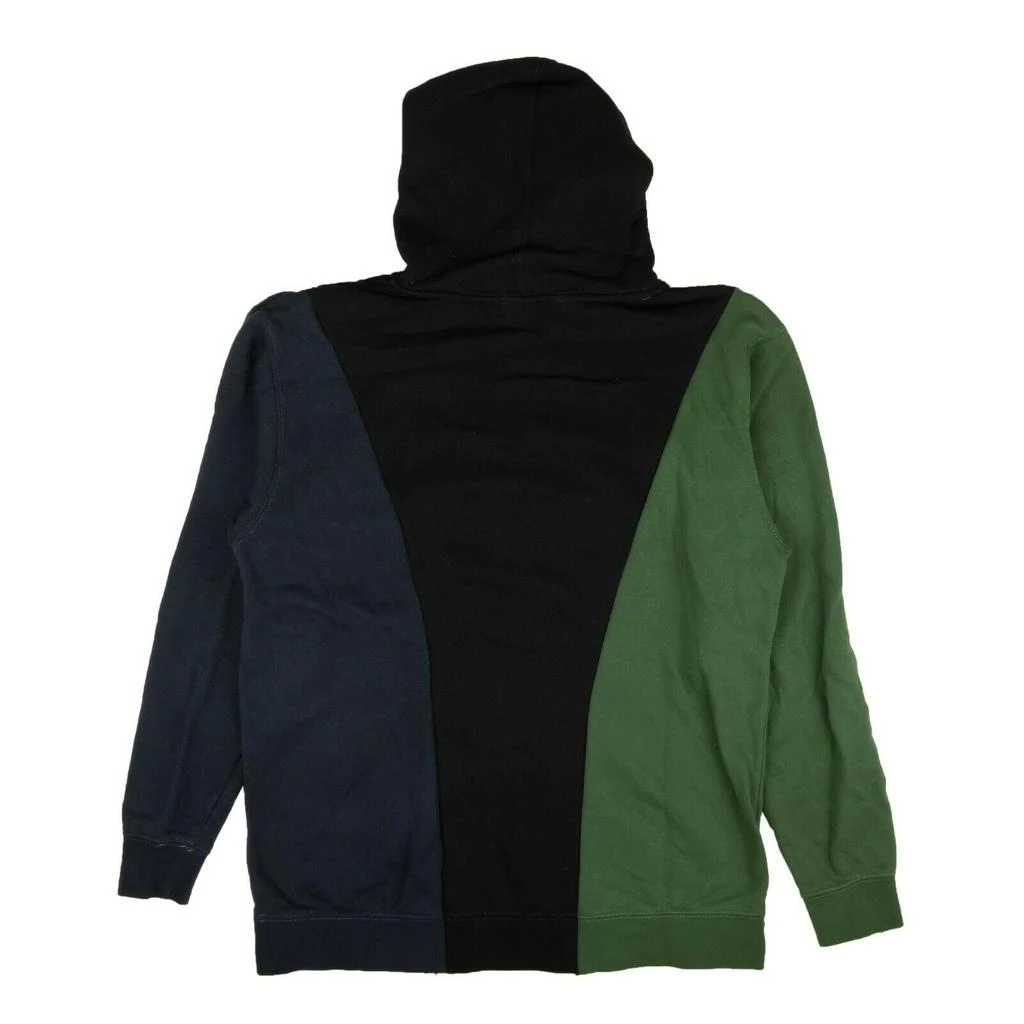 商品424 ON FAIRFAX|424 On Fairfax Reworked Hoodie - Navy/Black/Green,价格¥322,第3张图片详细描述