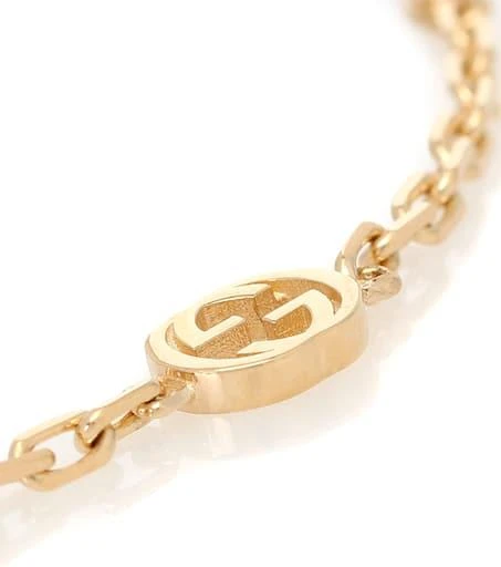 商品Gucci|Interlocking G 18kt gold bracelet,价格¥12779,第4张图片详细描述