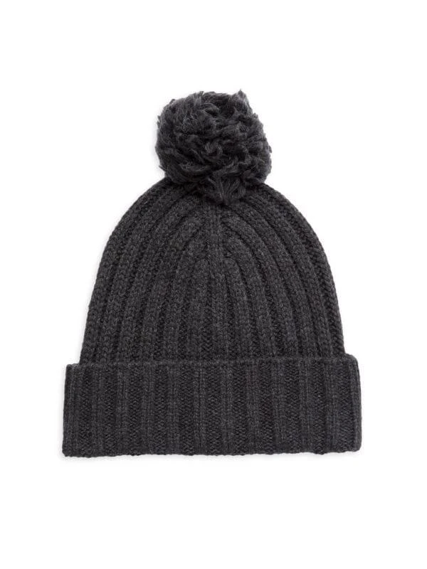 商品UGG|Faux Fur Pom Rib Knit Beanie,价格¥120,第2张图片详细描述