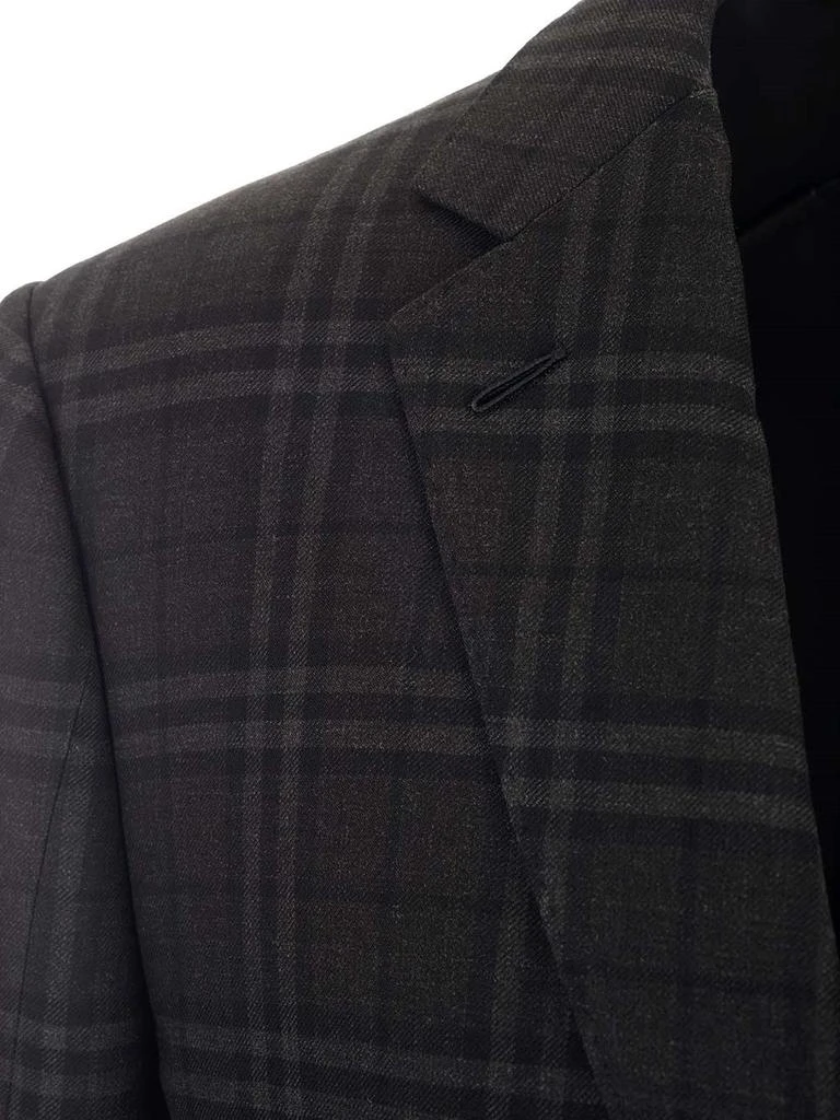 商品Burberry|Burberry Check Single Breasted Blazer,价格¥13616,第3张图片详细描述