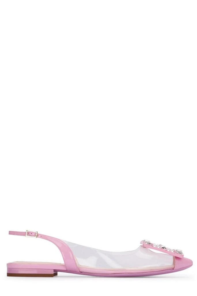 商品Roger Vivier|Roger Vivier Gommettine Buckled Slingback Ballerinas,价格¥3361,第1张图片