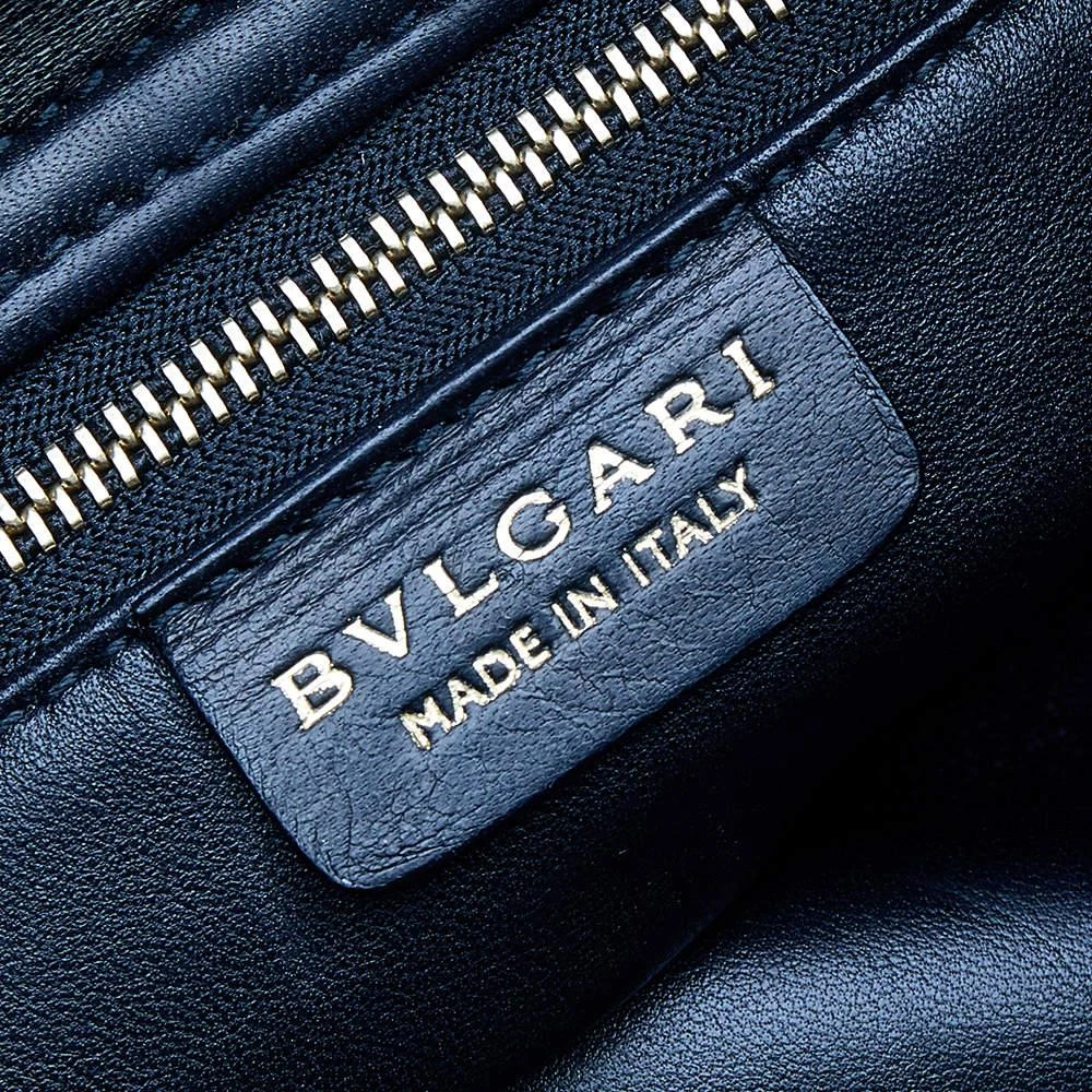 Bvlgari Black Quilted Leather Twistino Tina Shopper Tote 商品