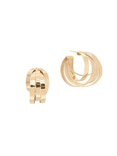 商品Lana|Flat 14K Yellow Gold Multi-Hoop Earrings,价格¥32928,第1张图片