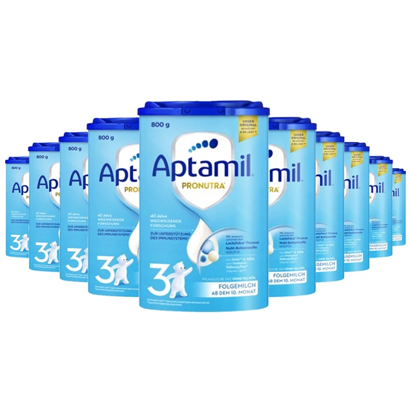 德国爱他美aptamil奶粉3段800g/罐 新旧版本随机（保税仓发货）（预售3个工作日内发货） 商品