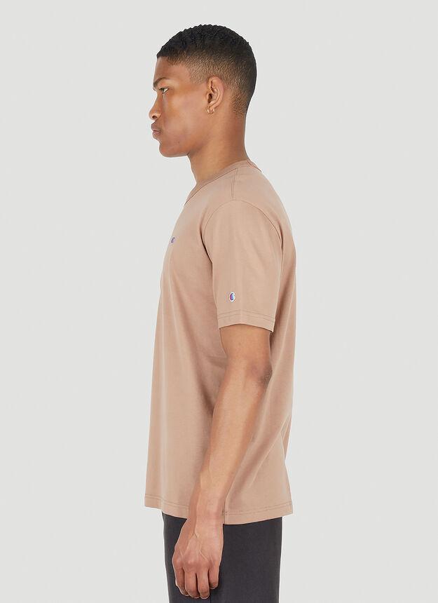 商品CHAMPION|Athletic Jersey Combed T-Shirt  in Brown,价格¥115,第5张图片详细描述