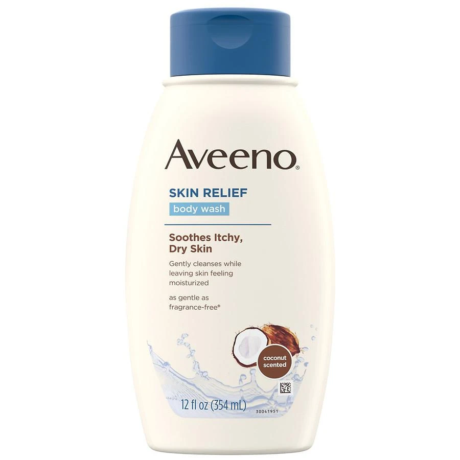 商品Aveeno|Skin Relief Oat Body Wash With Coconut Scent Nourishing Coconut,价格¥62,第1张图片