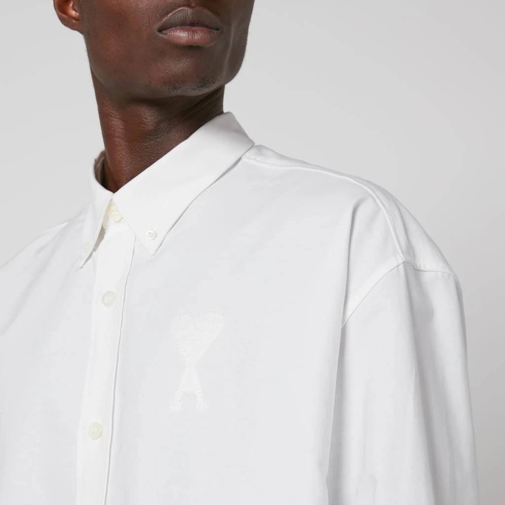 商品AMI|AMI De Coeur Cotton-Poplin Shirt,价格¥1062,第4张图片详细描述