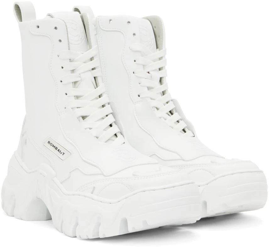 商品Rombaut|White Boccaccio II Boots,价格¥3195,第4张图片详细描述