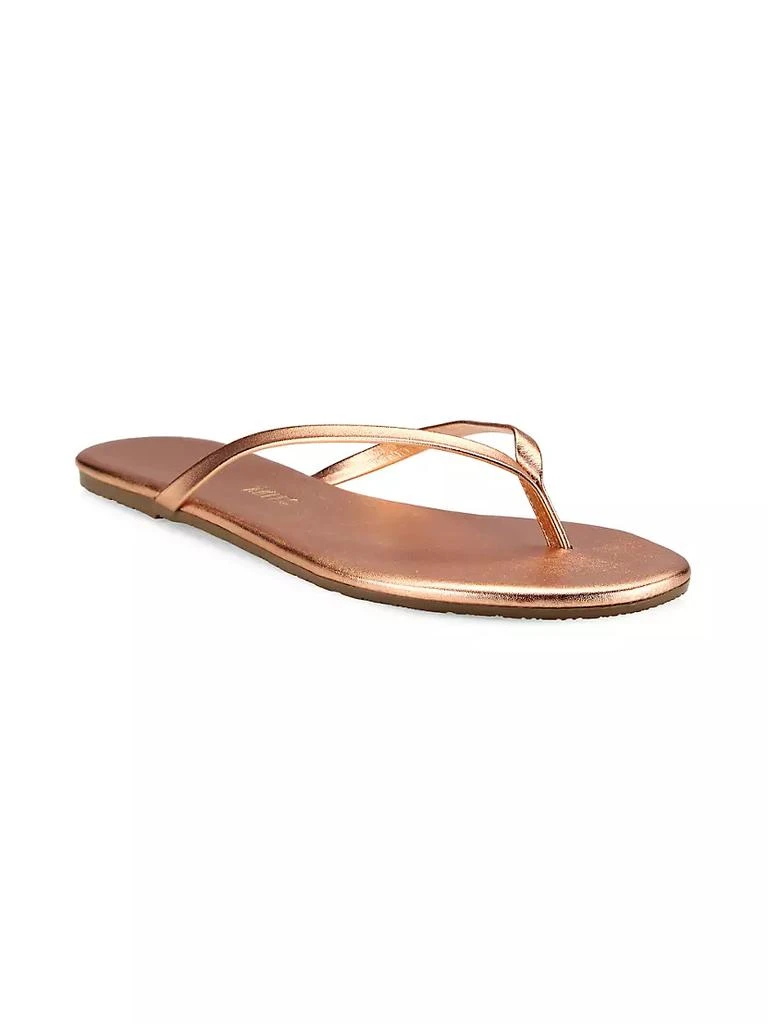 商品Tkees|Shadows Metallic Flip Flops,价格¥453,第2张图片详细描述