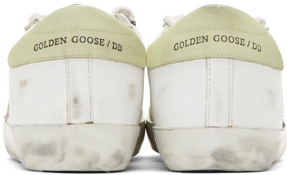 商品Golden Goose|SSENSE Exclusive White Glow-In-The-Dark Friday Superstar Sneakers,价格¥2712,第3张图片详细描述