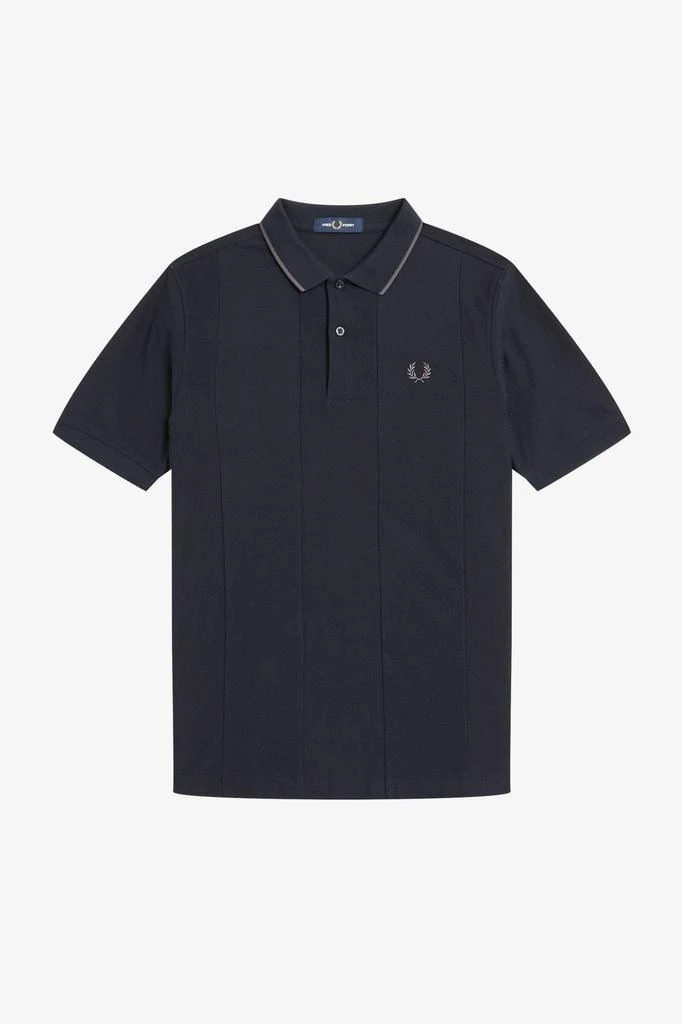 商品Fred Perry|Fred Perry M4597 Textured Stripe Polo Shirt - Navy,价格¥742,第1张图片
