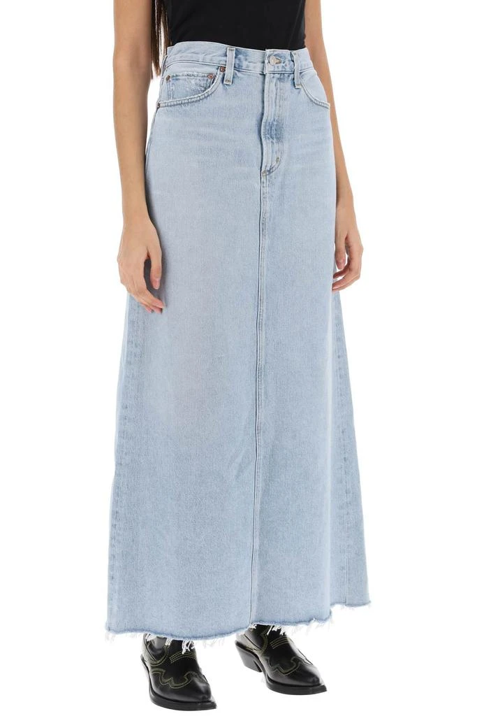 商品AGOLDE|hilla maxi skirt in denim,价格¥1255,第2张图片详细描述