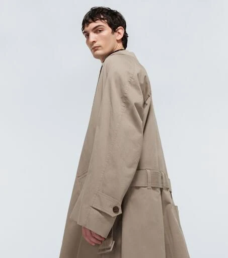 商品Balenciaga|Oversized cotton-blend trench coat,价格¥15802,第5张图片详细描述