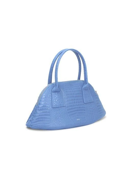 商品RHOS|Clam Tote Bag - Croco Blue,价格¥902,第4张图片详细描述