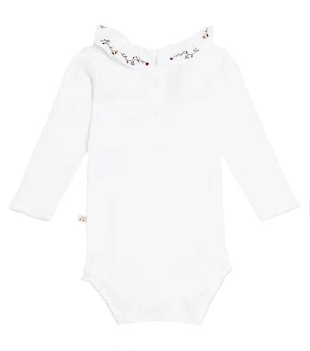 商品Bonpoint|x Khaite Baby Bird cotton bodysuit,价格¥1305,第2张图片详细描述