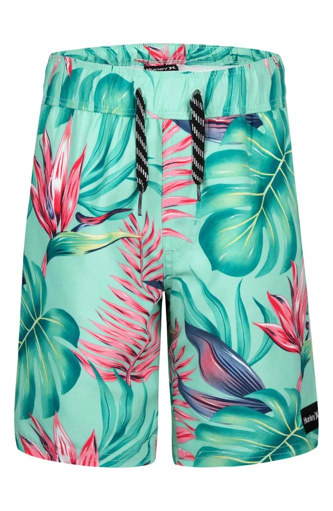 商品Hurley|Kids' Tropical Palm Swim Trunks,价格¥64,第1张图片