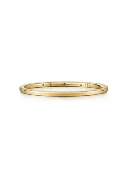 商品hyeres-lor|Perecto 14K Ring (M) 1.0mm,价格¥1608,第2张图片详细描述