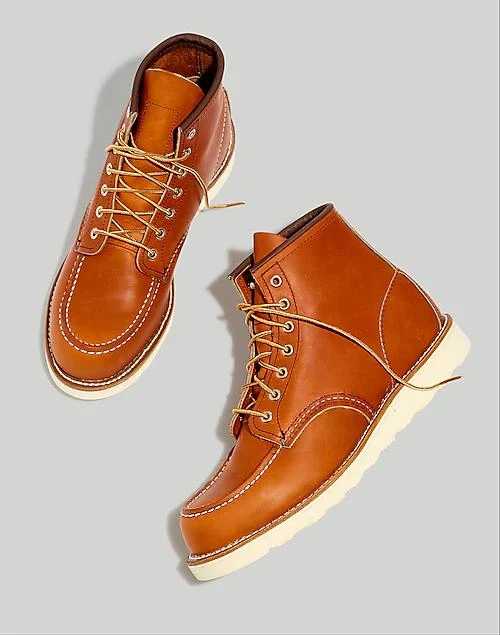 6-Inch Leather Classic Moc Lace-Up Boots 商品