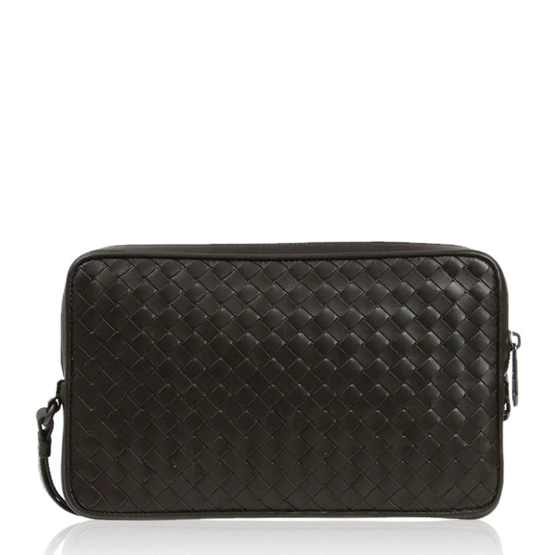 商品[国内直发] Bottega Veneta|BOTTEGA VENETA 深咖色男士手拿包 344776-V4651-2040,价格¥11926,第1张图片