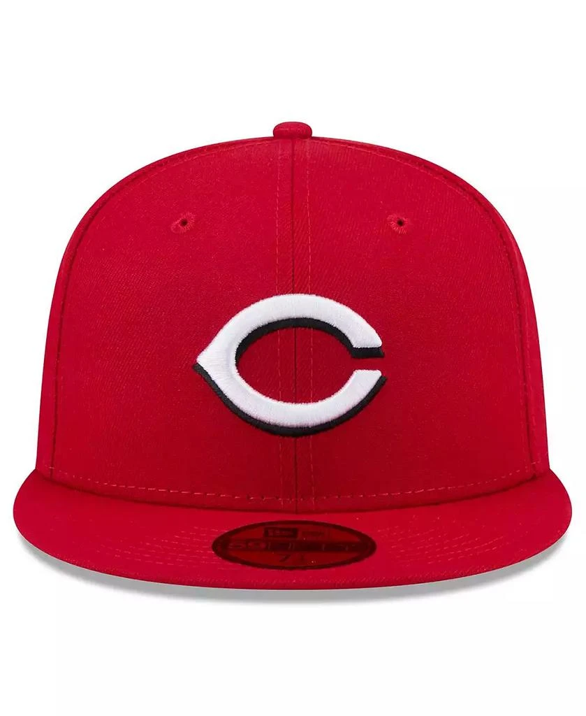 商品New Era|Men's Red Cincinnati Reds 2025 Jackie Robinson Day 59FIFTY Fitted Hat,价格¥361,第2张图片详细描述