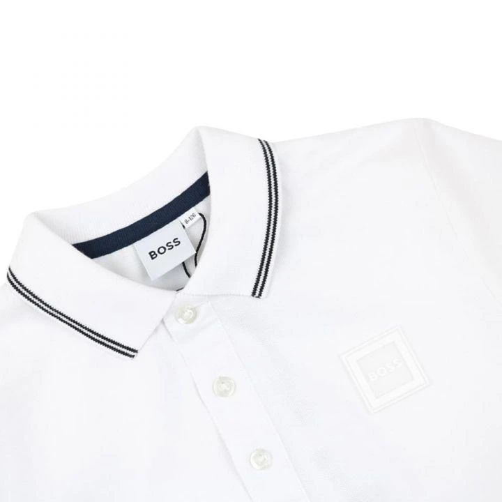 商品Hugo Boss|White Short Sleeve Logo Polo Shirt,价格¥184,第2张图片详细描述