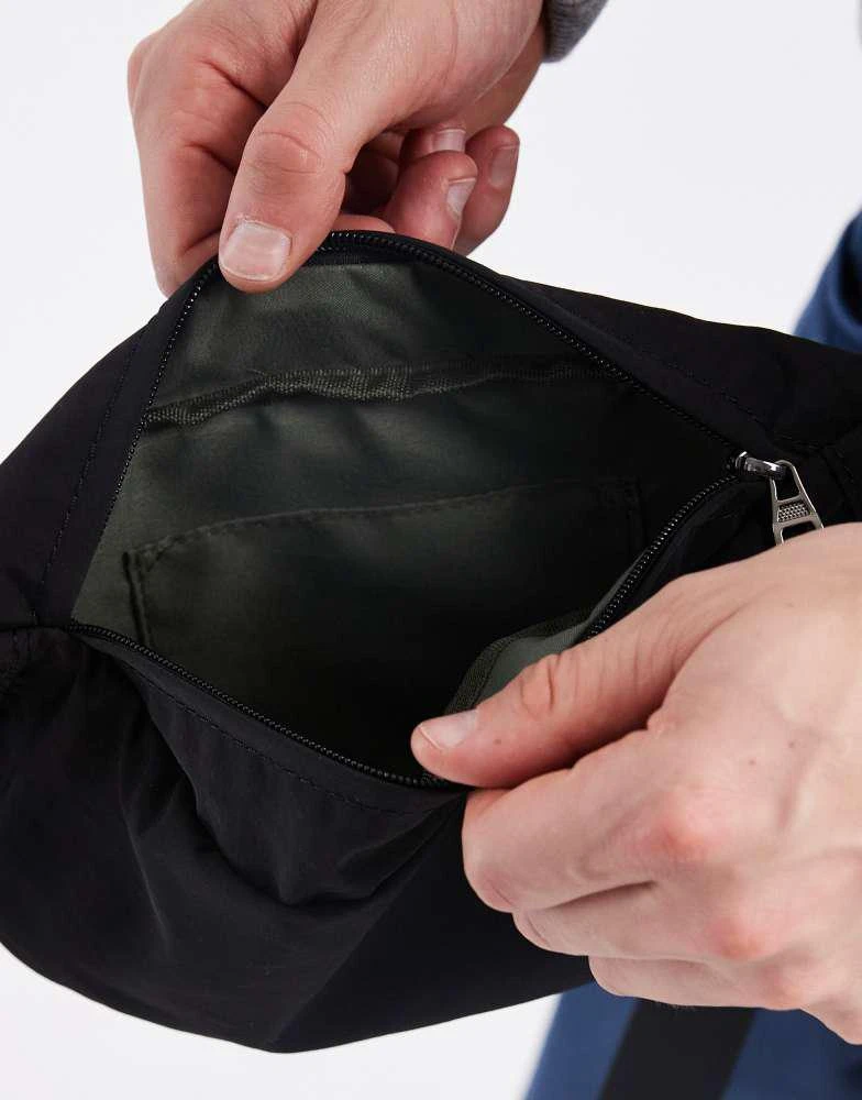 商品ASOS|ASOS DESIGN nylon crossbody bum bag in black,价格¥144,第4张图片详细描述