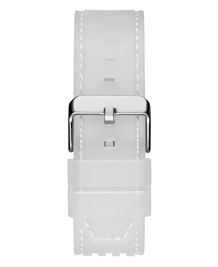 商品GUESS|Men's Clear Silicone Multi-Function Watch 44mm,价格¥1010,第3张图片详细描述