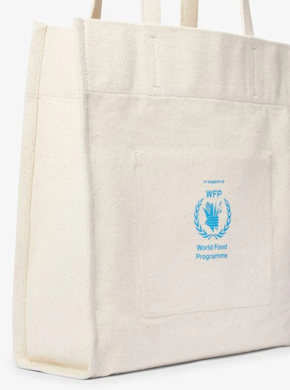 商品Michael Kors|Watch Hunger Stop Recycled Cotton Canvas Tote Bag,价格¥735,第2张图片详细描述