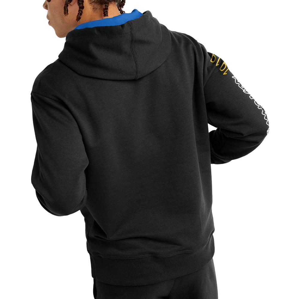 商品CHAMPION|Men's Powerblend Standard-Fit Logo-Print Fleece Hoodie,价格¥407,第4张图片详细描述