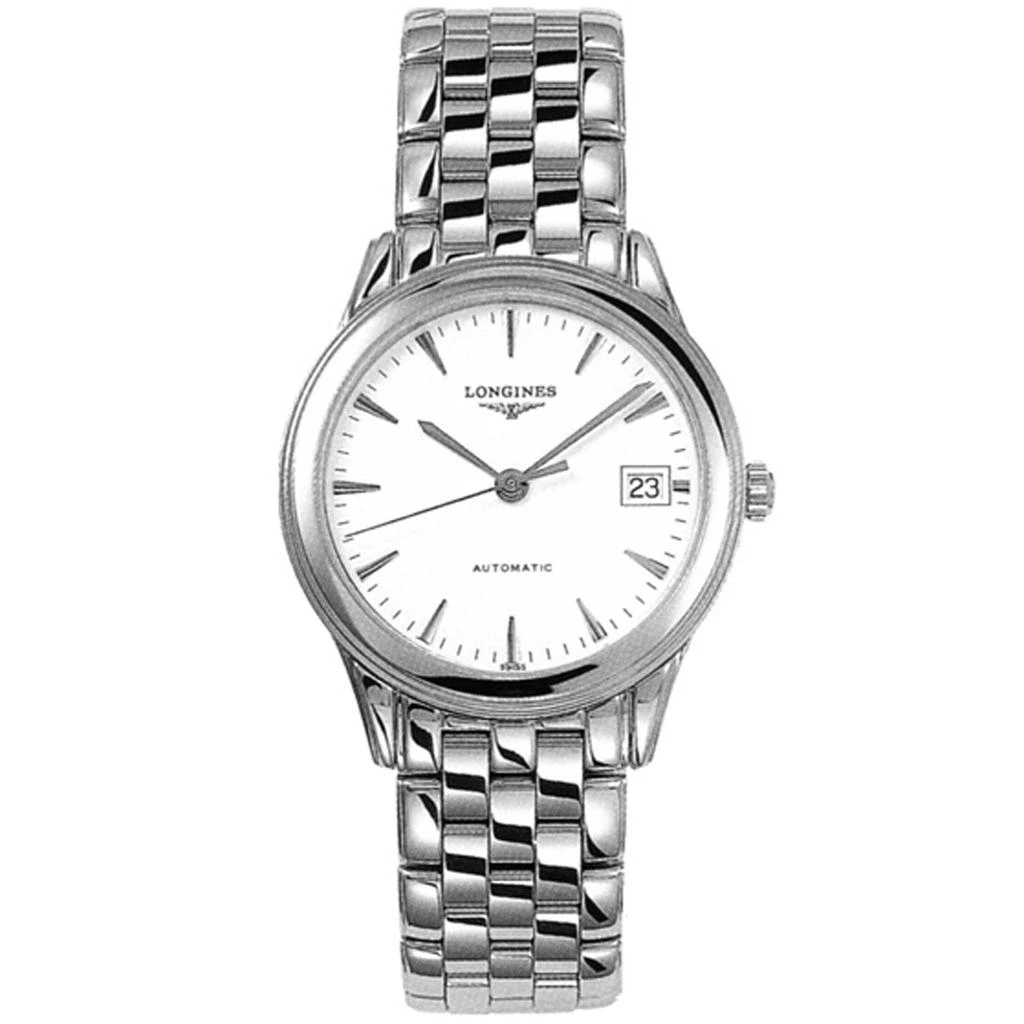 商品Longines|Longines Men's Automatic Watch - Flagship Silver Stainless Steel Bracelet | L47744126,价格¥6608,第4张图片详细描述